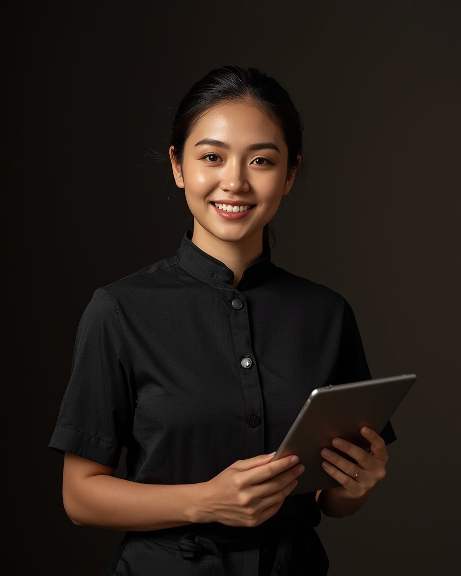 Client care coordinator at the studio reception